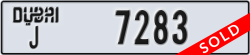 dubai - code - J - number -7283