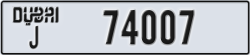 dubai - code - J - number -73928
