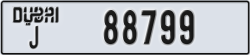 dubai - code - J - number -88799