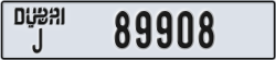 dubai - code - J - number -89908