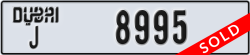 dubai - code - J - number -8995