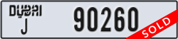 dubai - code - J - number -90260