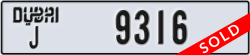 dubai - code - J - number -9316