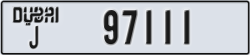 dubai - code - J - number -97111