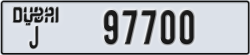 dubai - code - J - number -97700