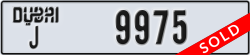 dubai - code - J - number -9975