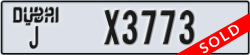 dubai - code - J - number -X3773