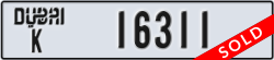 dubai - code - K - number -16311