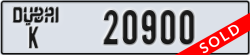 dubai - code - K - number -20900