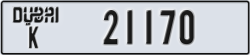 dubai - code - K - number -21170