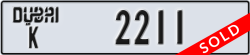 dubai - code - K - number -2132
