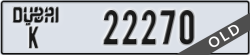 dubai - code - K - number -22270