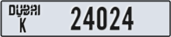 dubai - code - K - number -24024