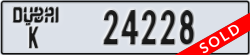 dubai - code - K - number -24228