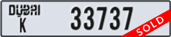 dubai - code - K - number -33737