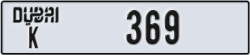 dubai - code - K - number -369