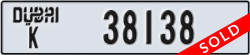 dubai - code - K - number -38138