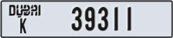 dubai - code - K - number -39311