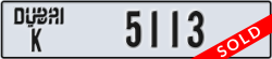 dubai - code - K - number -5113