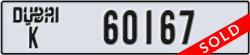 dubai - code - K - number -60167