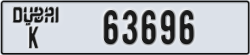 dubai - code - K - number -63696