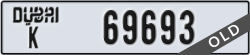 dubai - code - K - number -69693