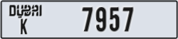 dubai - code - K - number -7957