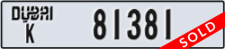 dubai - code - K - number -81381