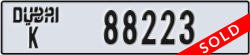 dubai - code - K - number -88223