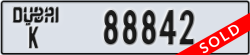 dubai - code - K - number -88842