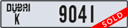 dubai - code - K - number -9041