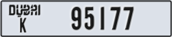 dubai - code - K - number -95177