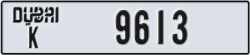 dubai - code - K - number -9613