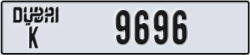 dubai - code - K - number -9617