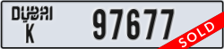dubai - code - K - number -97677
