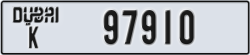 dubai - code - K - number -97910