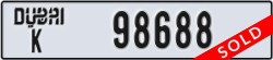 dubai - code - K - number -98688