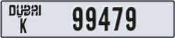 dubai - code - K - number -99479