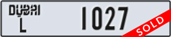 dubai - code - L - number -1027