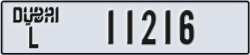 dubai - code - L - number -11216