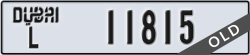 dubai - code - L - number -11815
