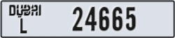 dubai - code - L - number -24665
