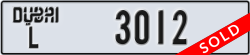 dubai - code - L - number -3012
