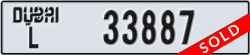 dubai - code - L - number -33887