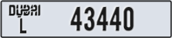 dubai - code - L - number -43440