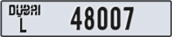 dubai - code - L - number -48007