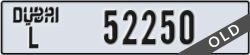 dubai - code - L - number -52250