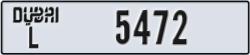 dubai - code - L - number -5472