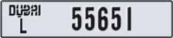 dubai - code - L - number -55651