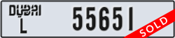 dubai - code - L - number -55651